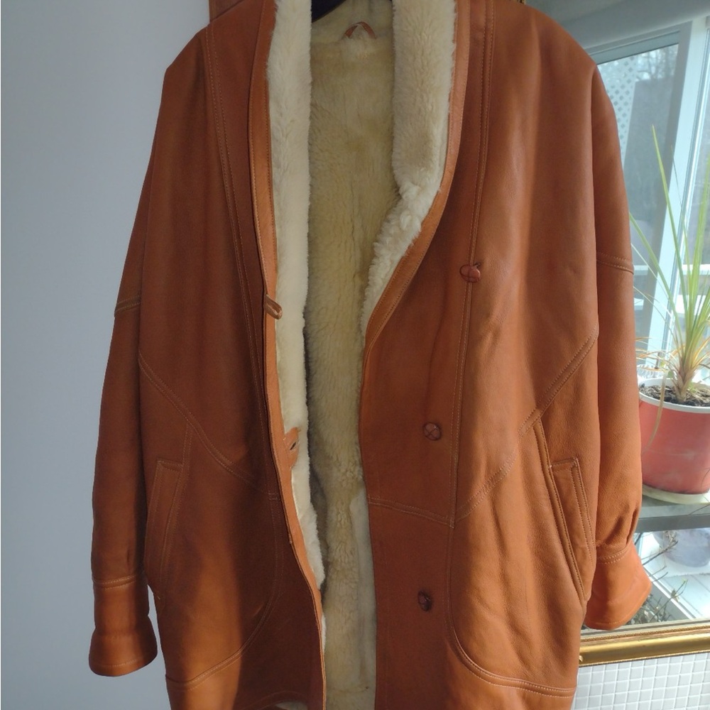 💕Unisex Brown Shearling Coat💕